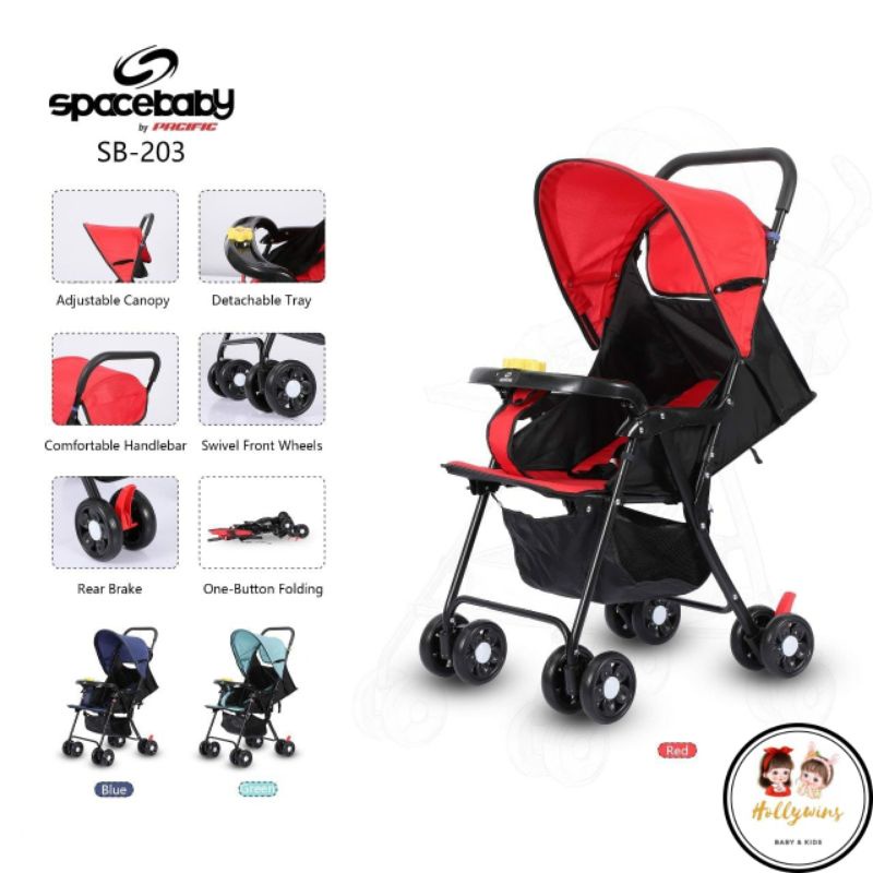 STROLLER BABY SPACE BABY SB 203 (MUSIK)