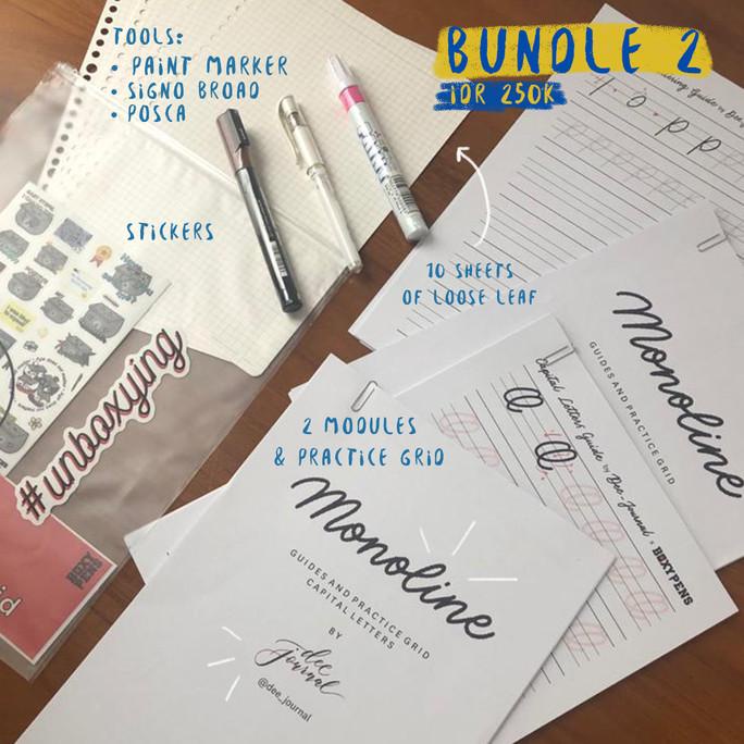 

Monoline Lettering Guide Kit Bundle 2