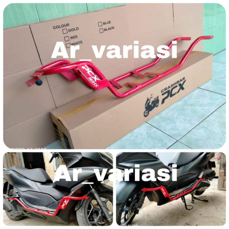 CRASHBAR HONDA PCX/PELINDUNG BODY SAMPING  PCX 160CC ABS CBS