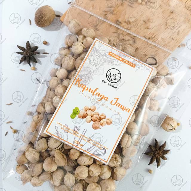 100gr Kapulaga Jawa Tanpa Pemutih/ True Cardamom  / Rempah / JSR 100% PREMIUM QUALITY CAP SAHABAT