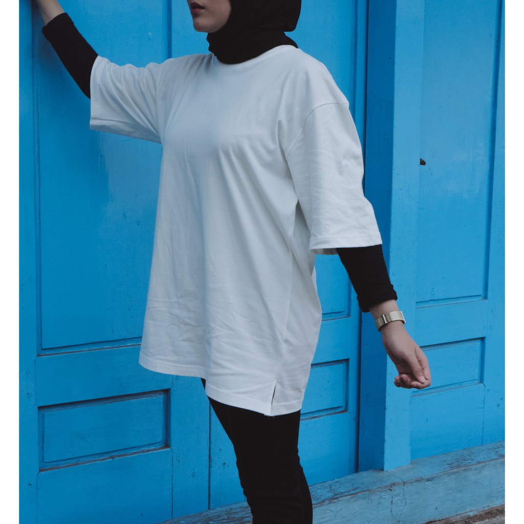 T-shirt Oversize / Basic t-shirt / oversize putih / oversize polos/ oversize basic / oversize premiu