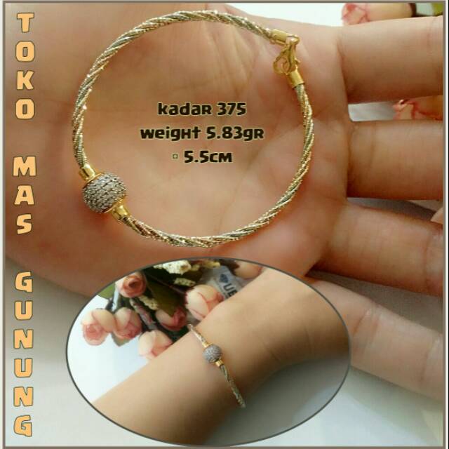 Gelang Emas Dior Permata
