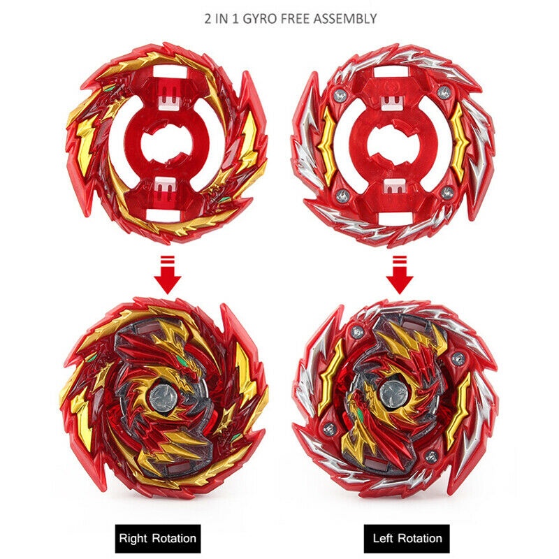 B-155 Beyblade Fire Starter Master Diabolos Gn Dengan Launcher L / R Untuk Mainan Anak