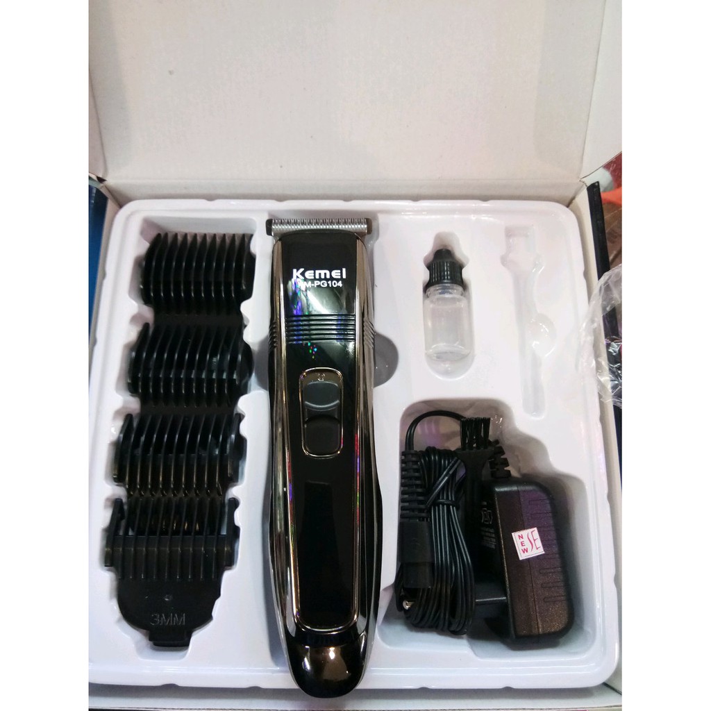 ALAT CUKUR RAMBUT KEMEI KM PG104 RECHARGEABLE
