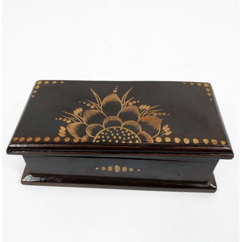 Kotak Box Wadah Pusaka Cukit Kayu Jati Ukir