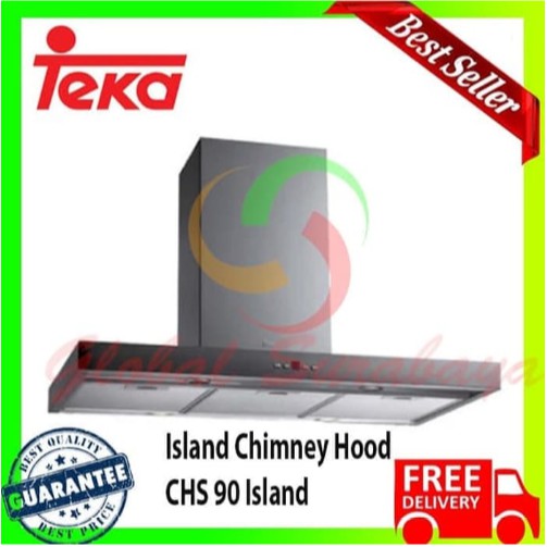 Jual Kitchen Island Chimney Hood DH2 90 ISLAND Penyedot Asap Dapur