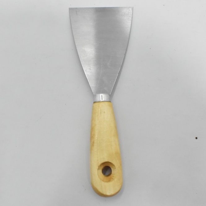 KAPE / SCRAPER / KAPI / PISAU DEMPUL PENGEROK CAT SCRAPPER / KAPE PLAT GAGANG KAYU / KAPI CAT GAGANG KAYU / KAPE GAGANG KAYU