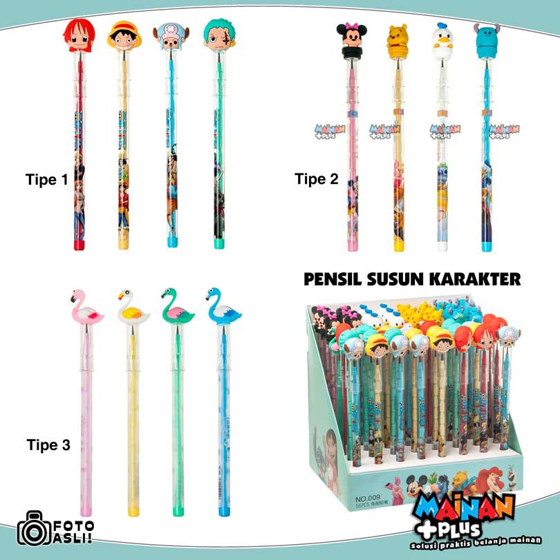 

PENSIL SUSUN ANAK PENSIL CABUT KARAKTER KARTUN