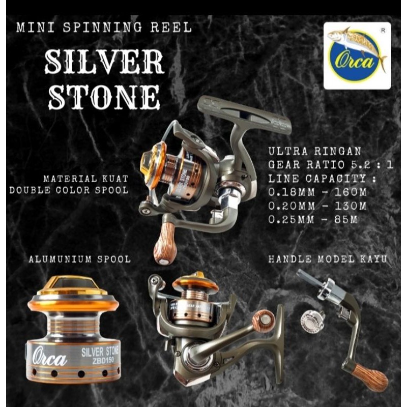 REEL ORCA SILVERSTONE ZBD150