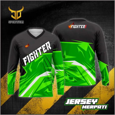 jersey merpati hijau hitam