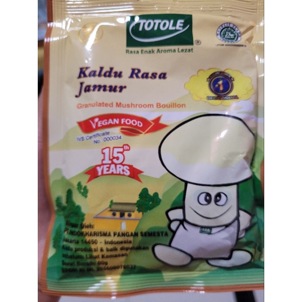 Totole  Kaldu Jamur 80 Gr Best Seller