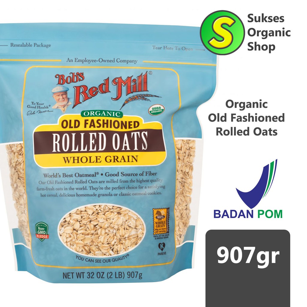 

Old Fashioned Rolled Oats Organic | Bob's Red Mill | 907gr