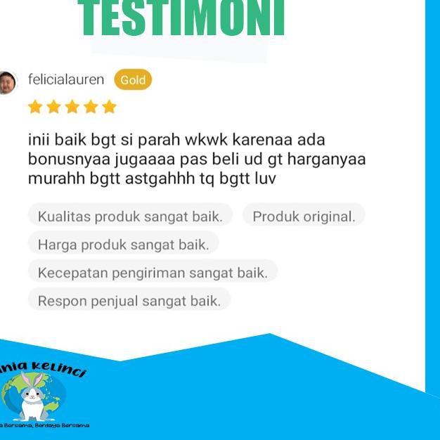 ■■■ PELET PAKAN MAKANAN KELINCI NOVA 1 KG RABBIT FOOD