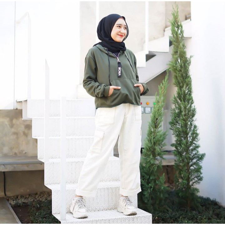 Sweater Wanita Murah Berkualitas-Moma Crope