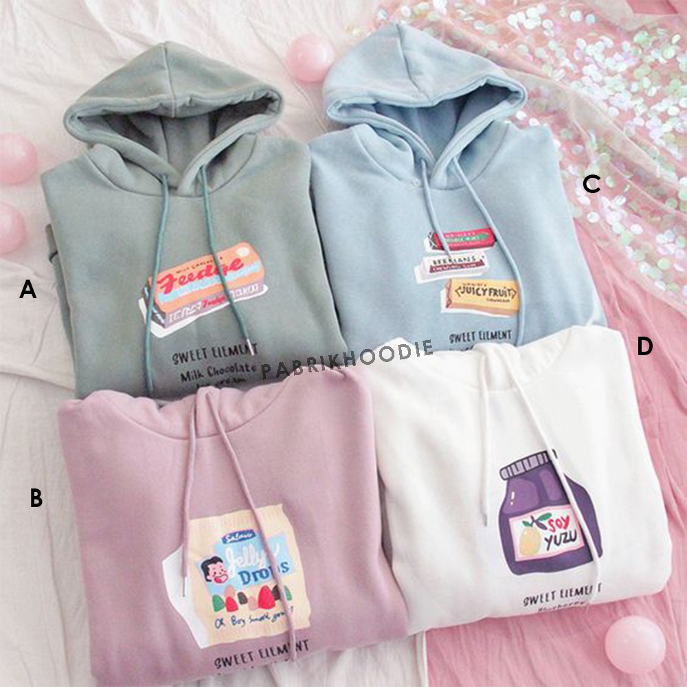 PABRIKHOODIE - HOODIE JUMPER DESERT SNACK M - XXL (SABLON) {PRIA &amp; WANITA}