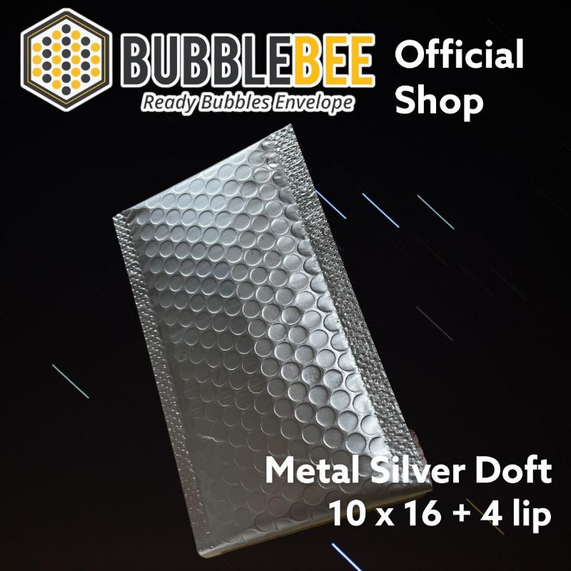 

Amplop Bubble warna Silver 10 x 16 cm