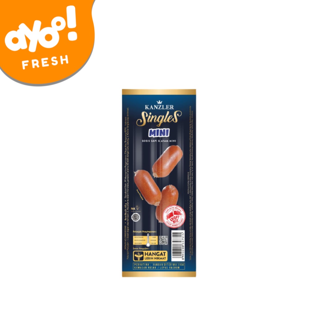 

Kanzler Sosis Singles Mini 65 g Pack