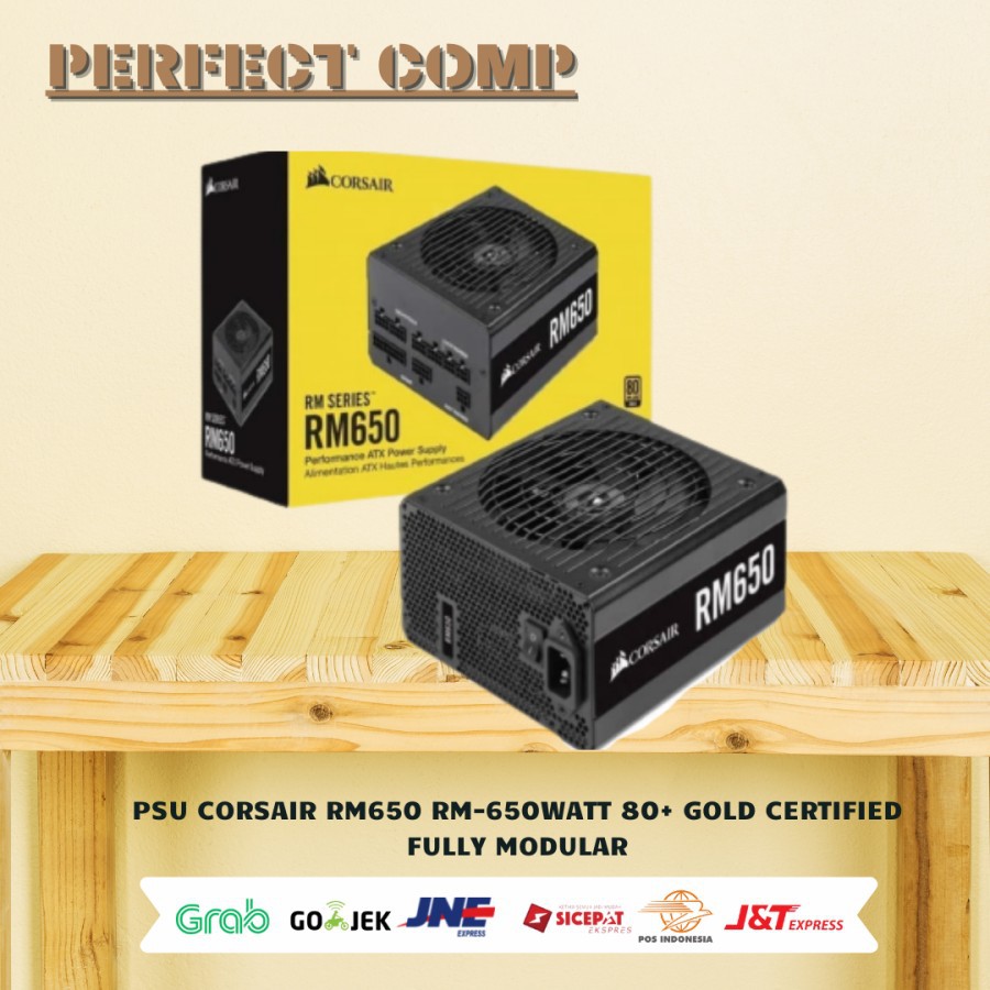 PSU CORSAIR RM650 RM-650WATT 80PLUS GOLD CERTIFIED FULLY MODULAR