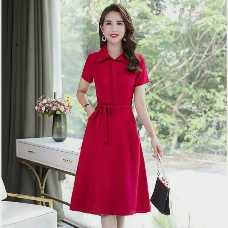 JC- Dress Fuji / Dress Wanita terbaru / Dress Natal / Dress Sincia / Dress pesta