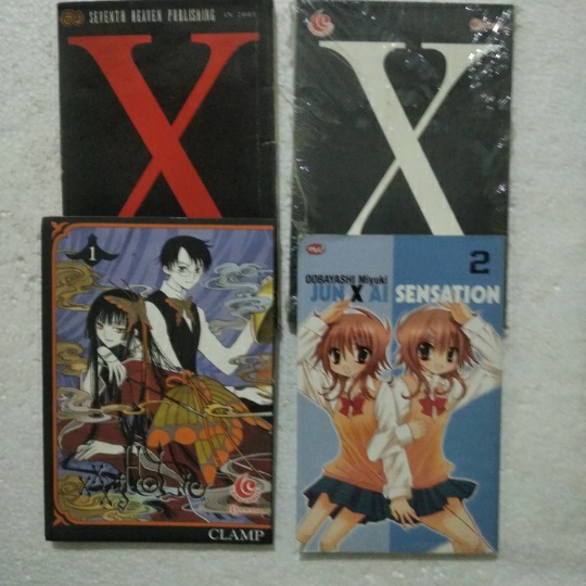 Ori bkas Pket 4 bk Komik X Clamp 1&2 - XXX Holic Clamp 1 - JUN X AI SENSATION 2