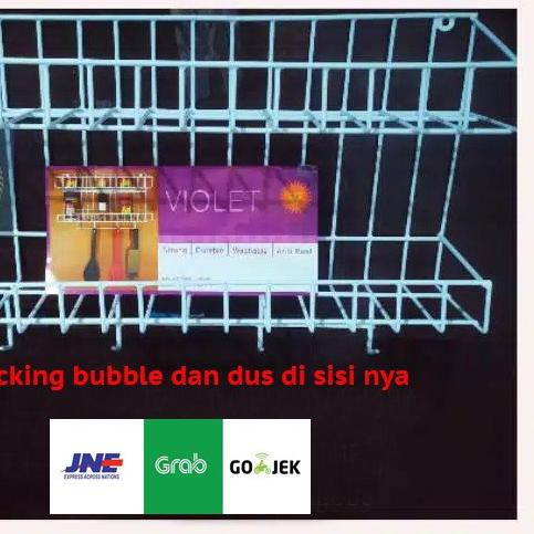 ✹ Rak serbaguna /rak gantung kawat 2 susun violet ➭