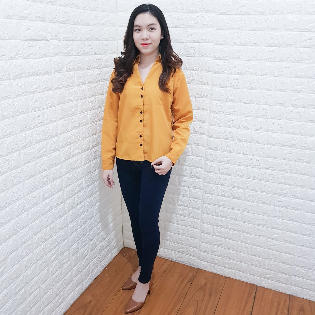 GFS AT V CAROL SHIRT ORIGINAL BAHAN TEBAL