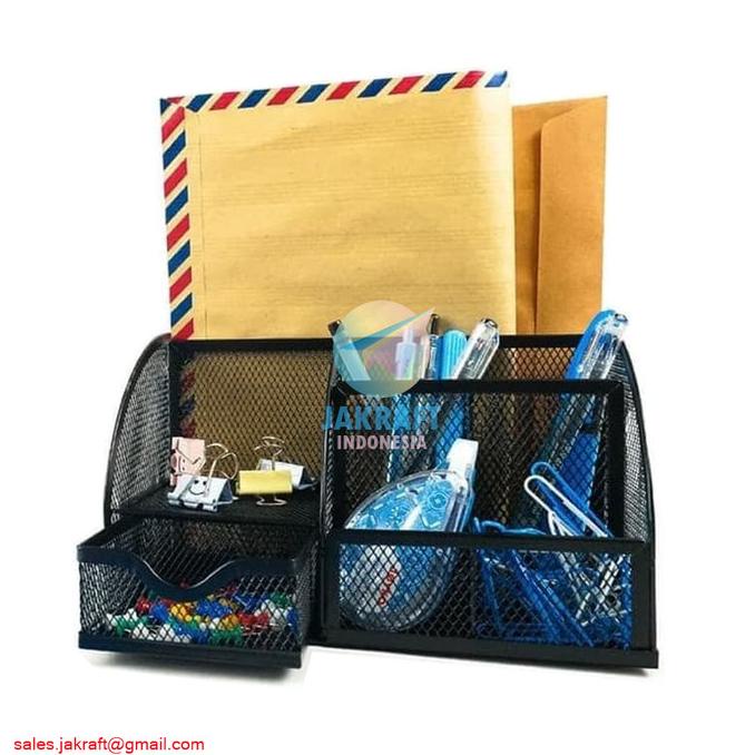 

Office & Stationery | Document Organizer | Desk Set Joyko Ds-22 Tempat Alat Tulis Pensil Meja Jaring Besi Lengkap | Best Seller