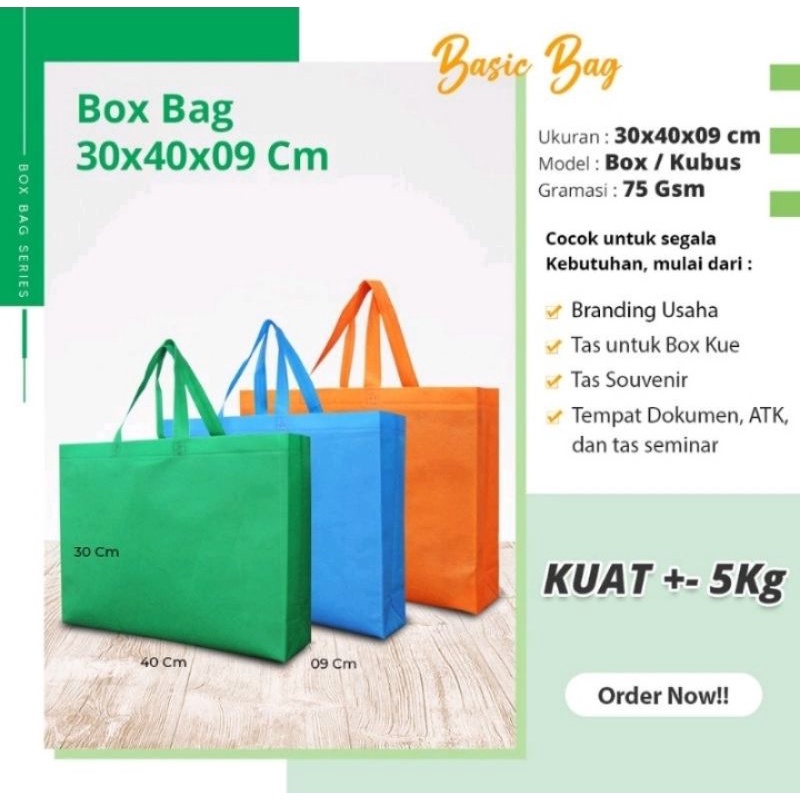 

TAS SPUNBOND HL-B 30X40X9 POLOS | TAS DOKUMEN | GOODIE BAG