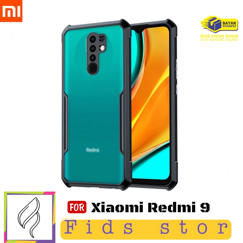 PROMO Case XIAOMI REDMI 9 Softcase Armor Shockproof Fusion Bumper Transparan