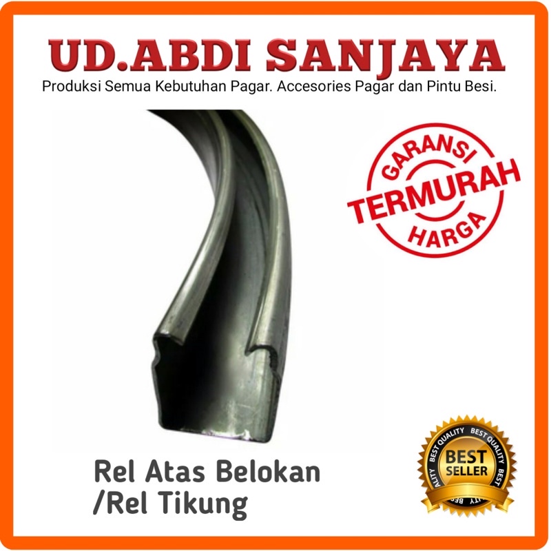 Rel belokan Atas Kecil Haski pintu Garasi Rel tikung