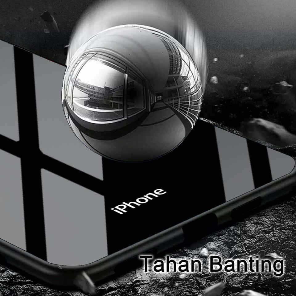 PSG.19Au22х ‑ Softcase Glass Kaca For Vivo Y15S - K01 - Casing Handphone Vivo Y15S - Pelindung Hp Vi