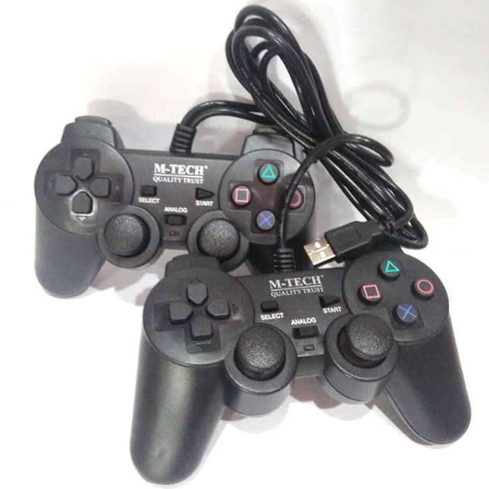 Gamepad M-TECH Double Getar - Hitam | ITECHBALI