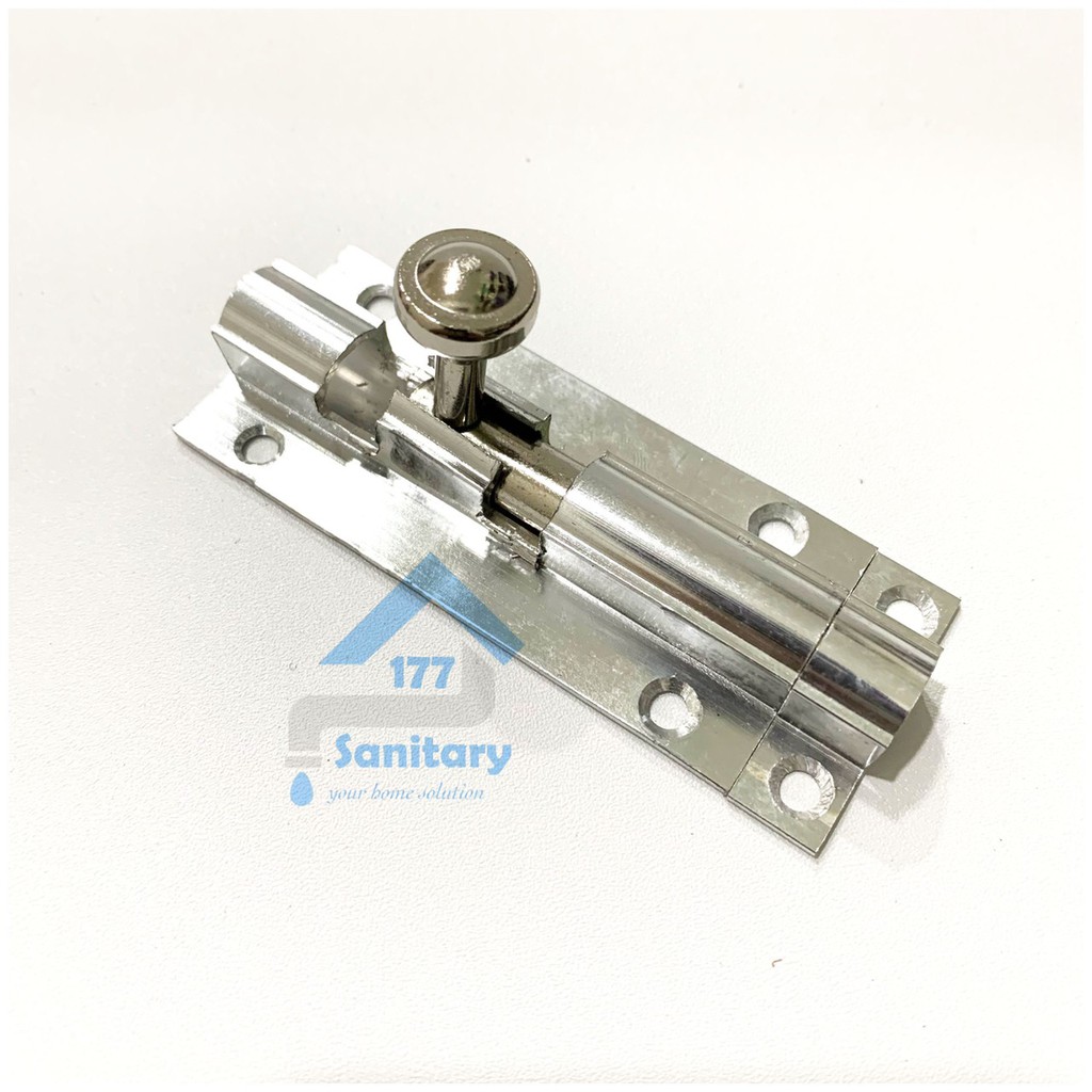 Grendel Pintu 3 Inch Murah alumininium Bolt- Grender Pintu Slot selot kunci jendela lock bolt /J8a