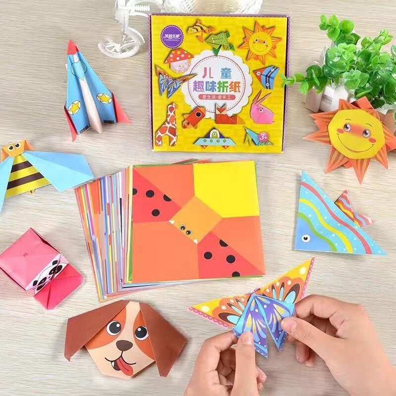 FURONANGEL ORIGAMI 3D GAMBAR ANIMAL MAINAN EDUKASI ANAK MELIPAT KERTAS