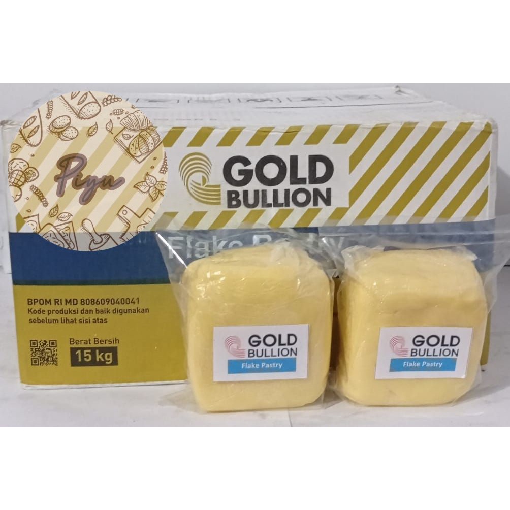 

Flake Pastry GOLD BULLION repack 500 gram
