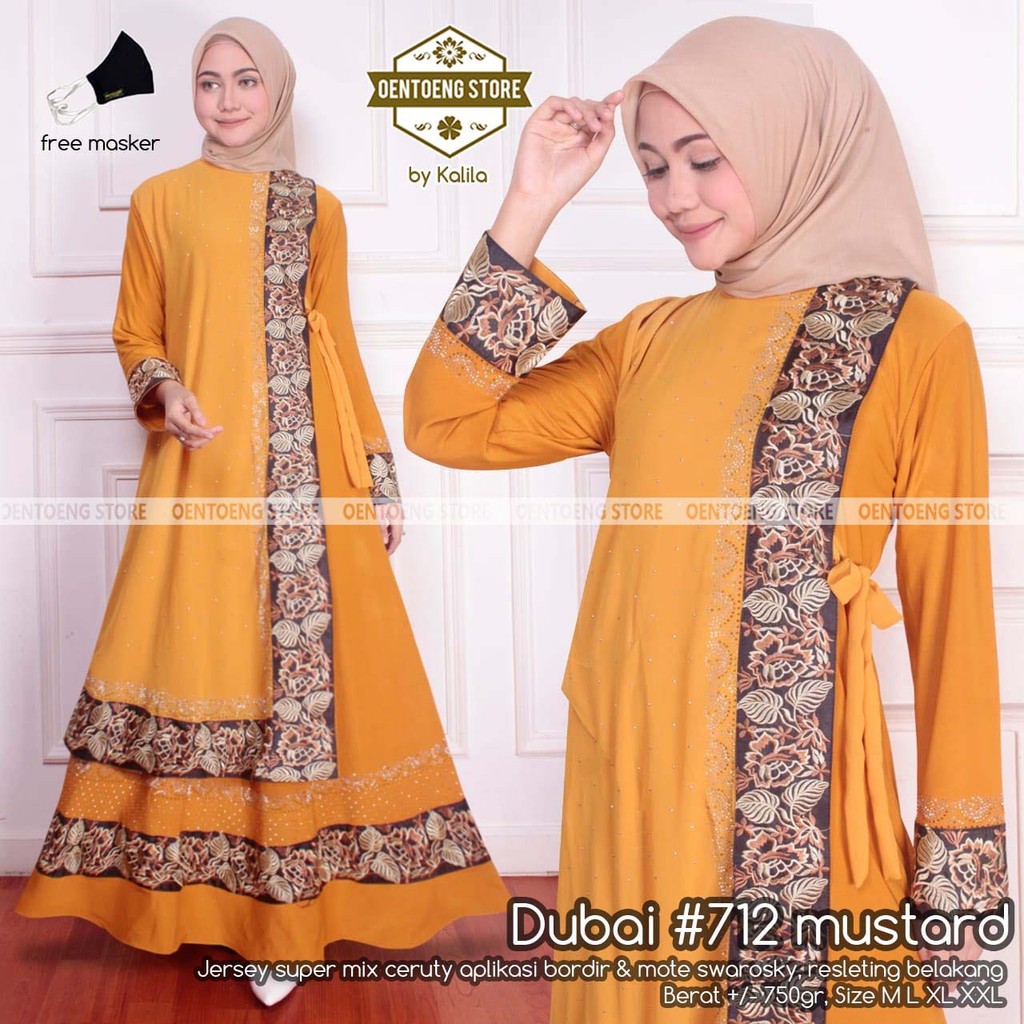 ABAYA DUBAI 712 /GAMIS ABAYA TURKEY MAROON JUMBO LD 120/ABAYA TURKEY WARNA CERAH