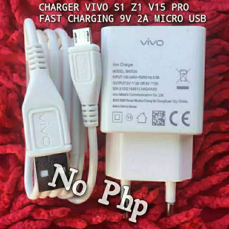 Tc Charger VIVO V5 Micro Usb Support Fast Charging 2A Original 100%