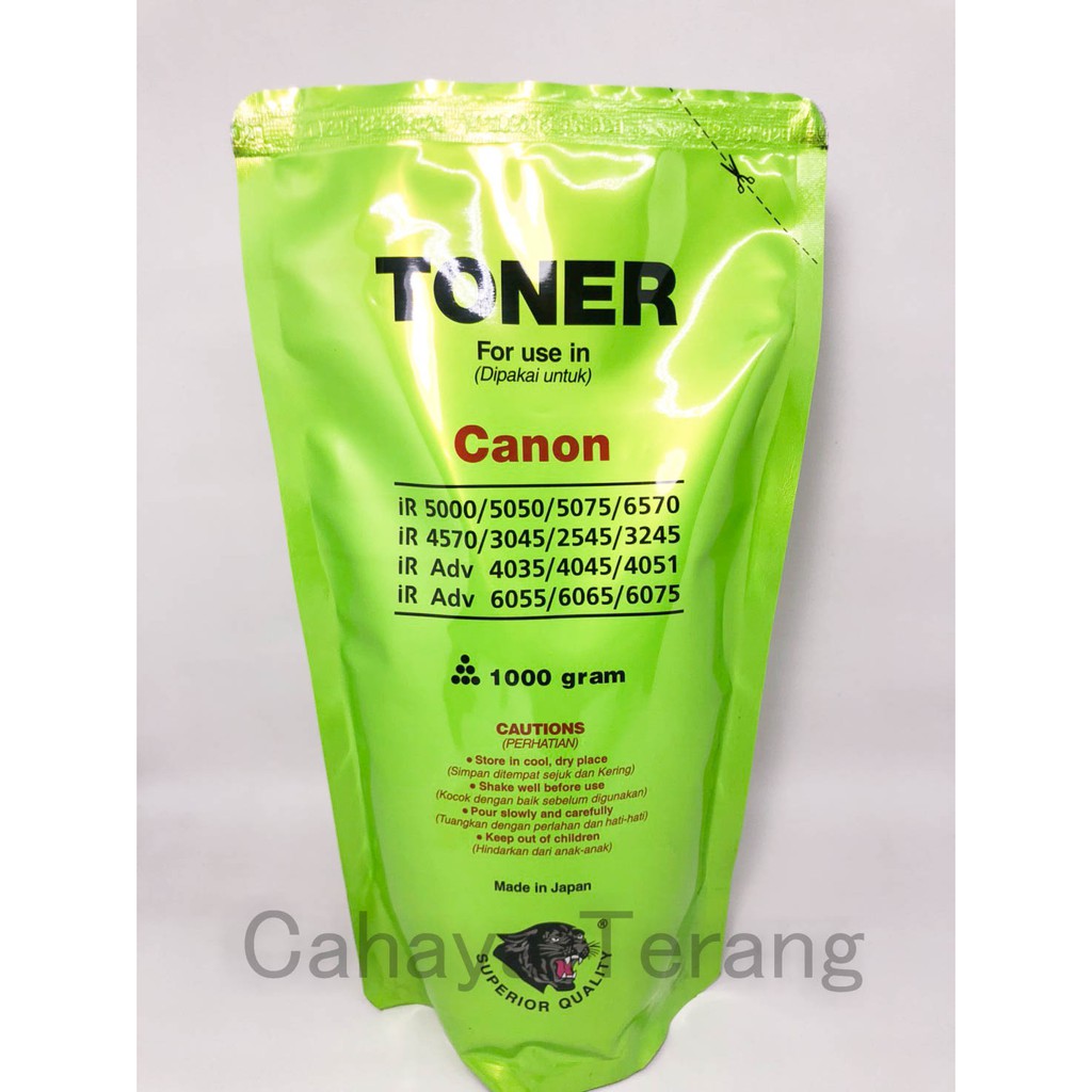 Toner Tinta Merk Black Panther Mesin Fotocopy Canon IR 5000 3570 IRA 6055