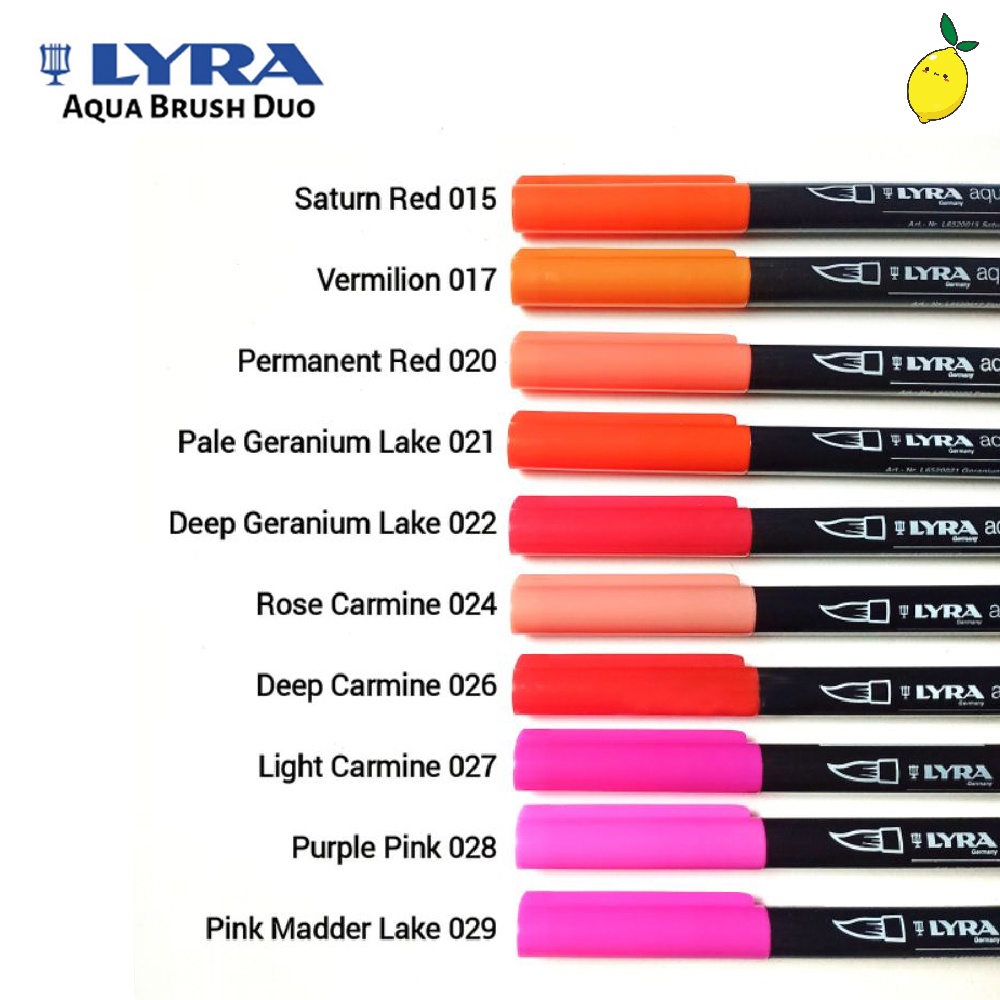 

Brush Pen Lyra Aqua Brush Duo (Red - Pink)