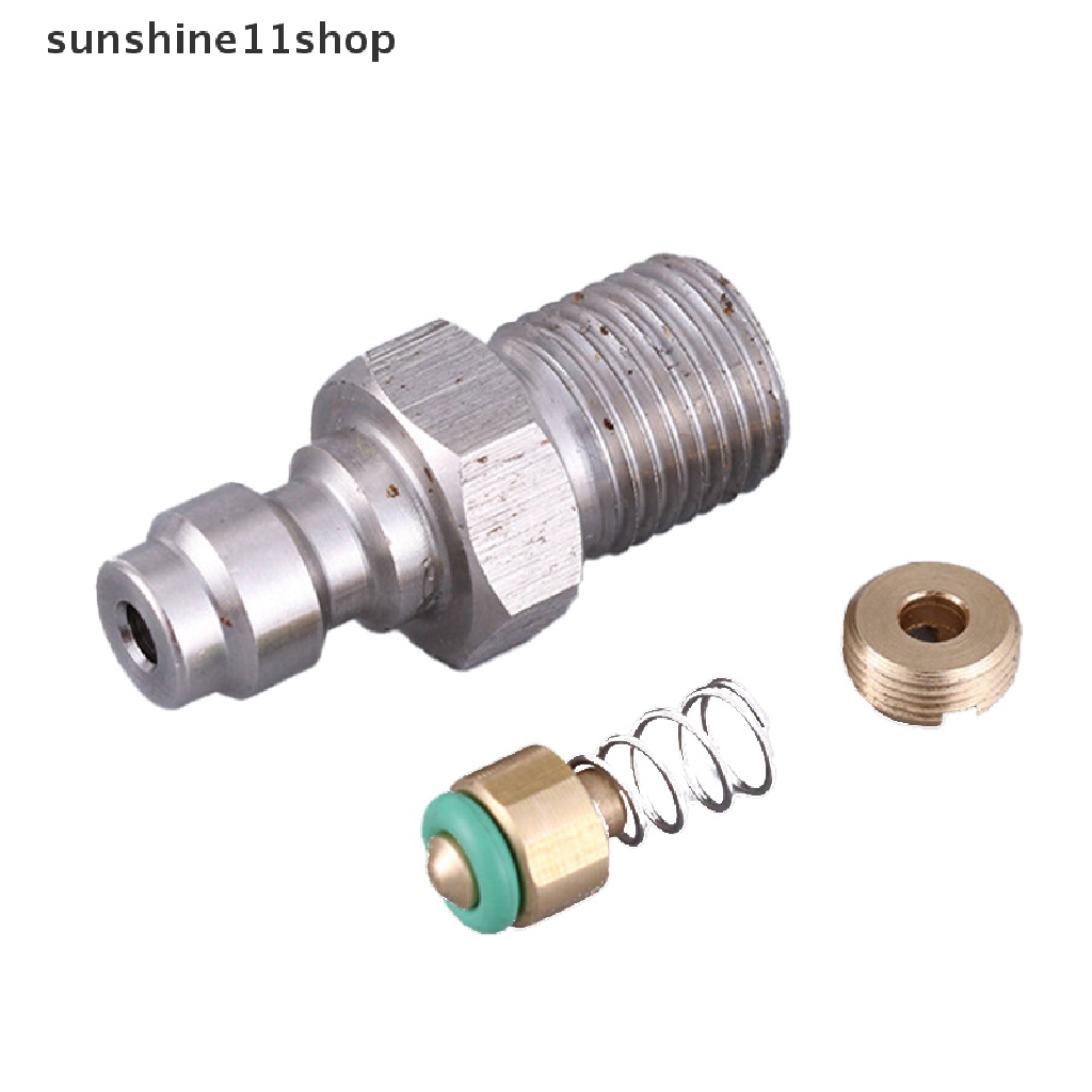 Sho Adaptor Pneumatik Pneumatik Quick Coupler Ukuran 8mm M10x1 Male Plug 1 / 8NPT