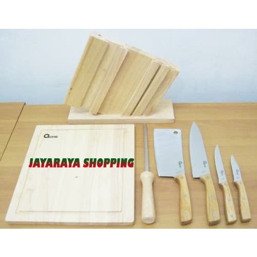 Pisau Dapur Oxone OX95 – Wooden Knife Set Brand : Oxone promo