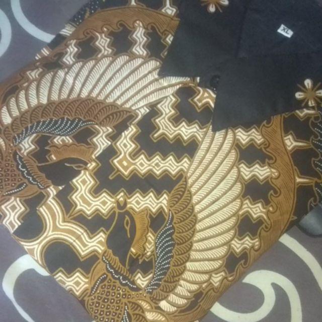 ( 1kg=5pcs) Kemeja Batik Lengan Pendek Batik Parang Peksi  Batik Solo Seragam Batik Kerja