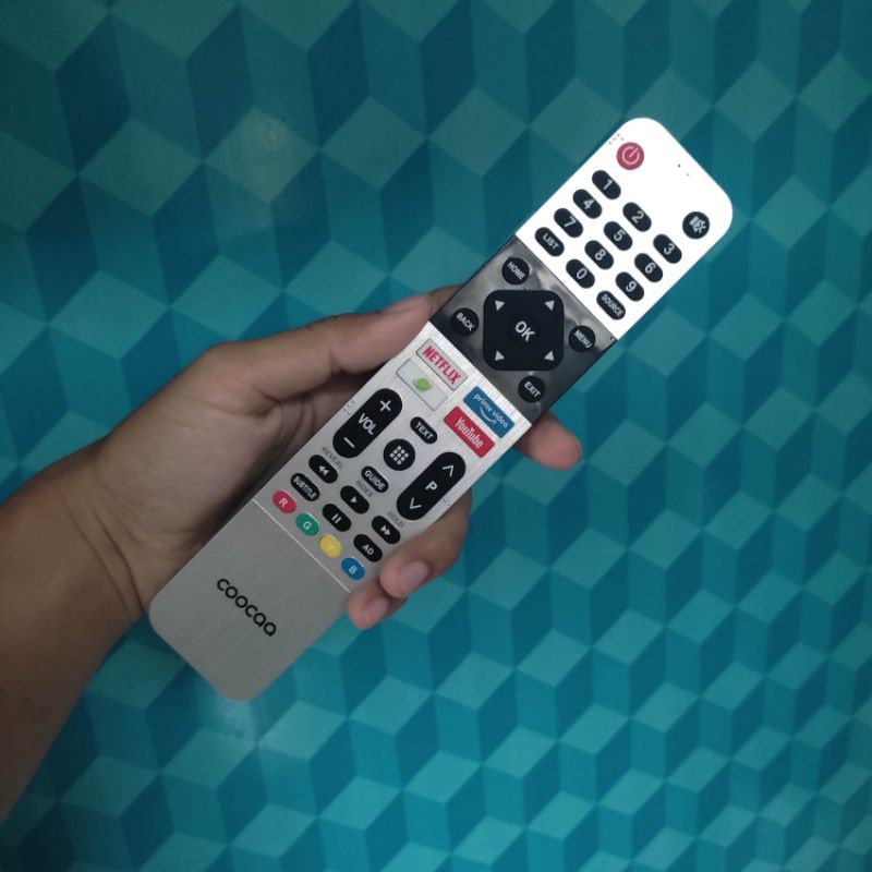 Remot COCOA Smart TV Android TV Terbaru Dengan Netflix, Youtube & Prime Video Original 100% - Remot 