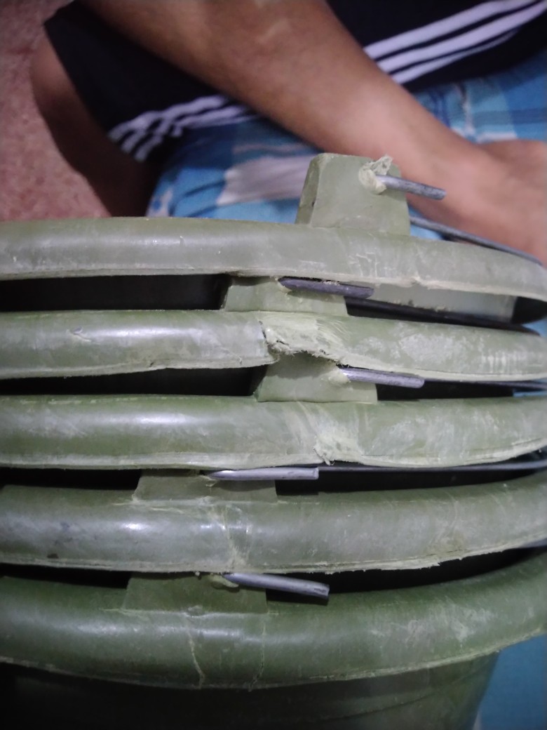 Ember Plastik Hijau | Ember Cor Anti Pecah | Ember Bangunan Kecil Mgj