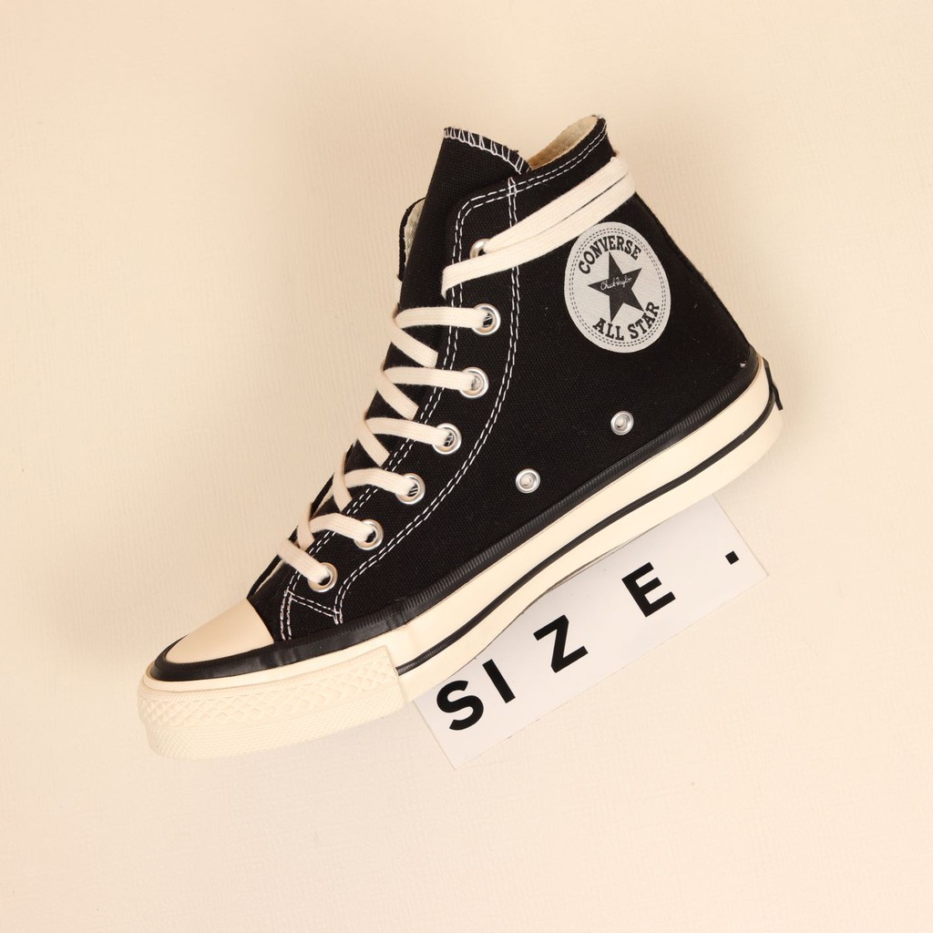 Sepatu Converse All Star JVTG 50s Japan Hi Black White