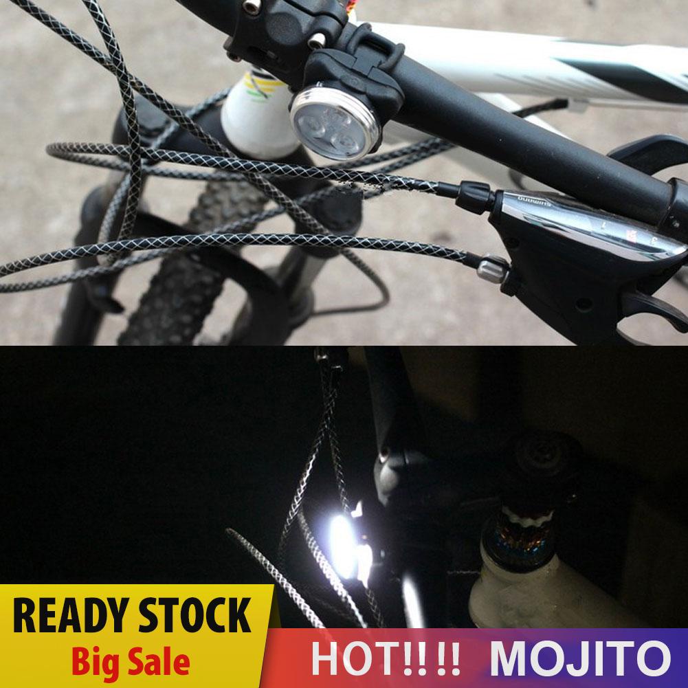 2pcs Lampu Depan / Belakang Led 4 Mode Untuk Sepeda Mtb