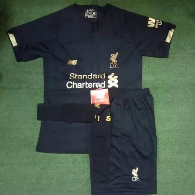 JERSEY BOLA CLUB LIVERPOOL KIPER FULL SET MUSIM 19 20 GRADE ORI