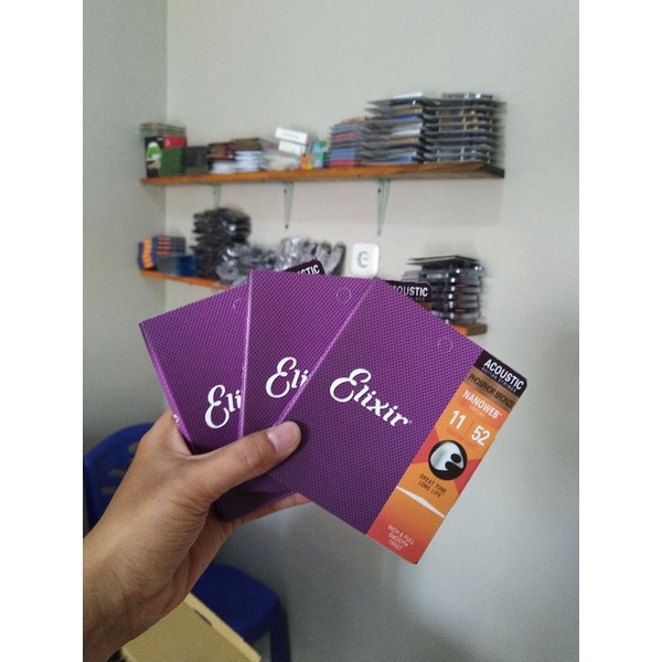 senar akustik elexir, senar gitar akustik