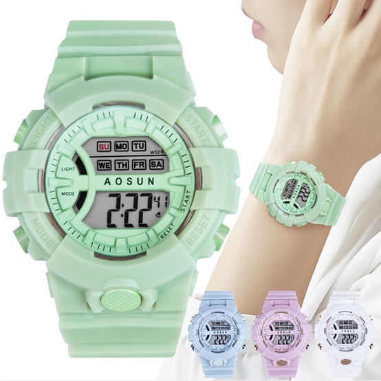 Jam Tangan Wanita Female Watch Sports Watch Women Girl Harajuku Electronic Watches