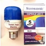 Bohlam LED 5 Watt Capsule Warna SUNSONIC